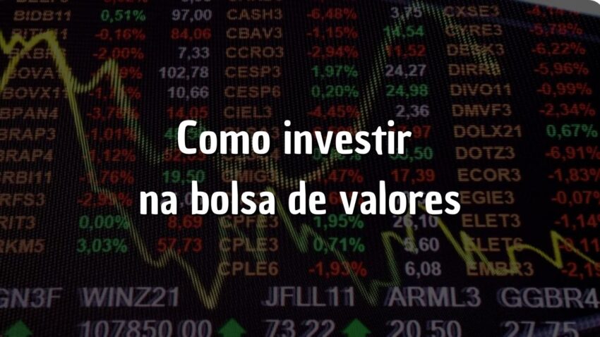 Como investir na bolsa de valores